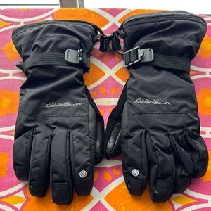 Eddie Bauer Black Winter Gloves